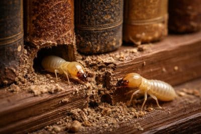 ataque termitas muebles