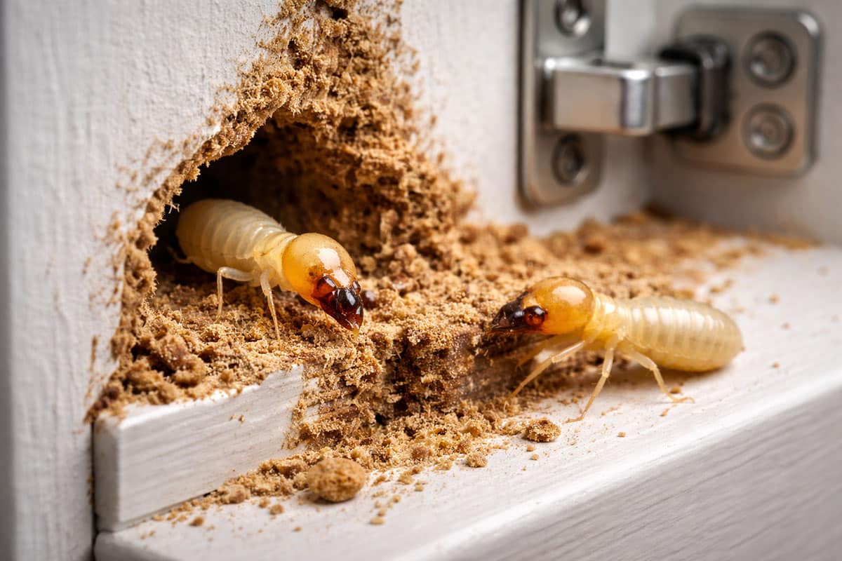 termitas armario madera